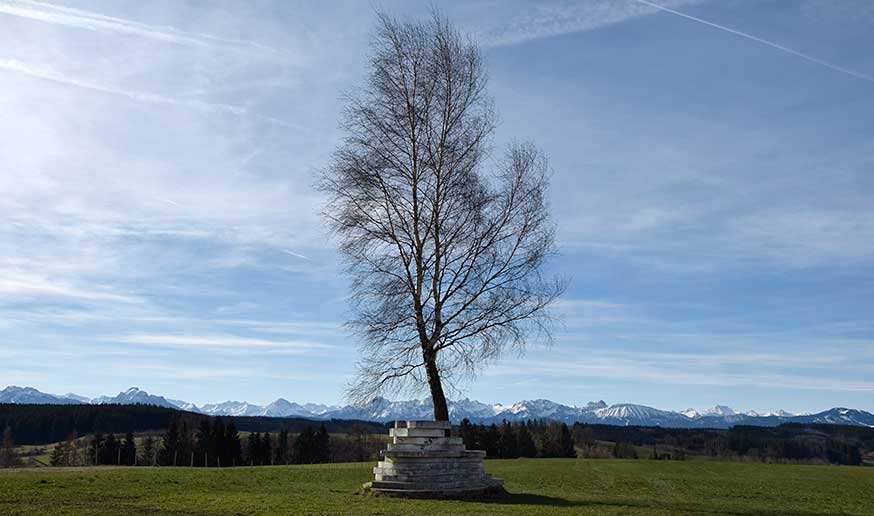 Der Engellandplatz im Allgäu befindet sich auf der Buchel von Marktoberdorf 