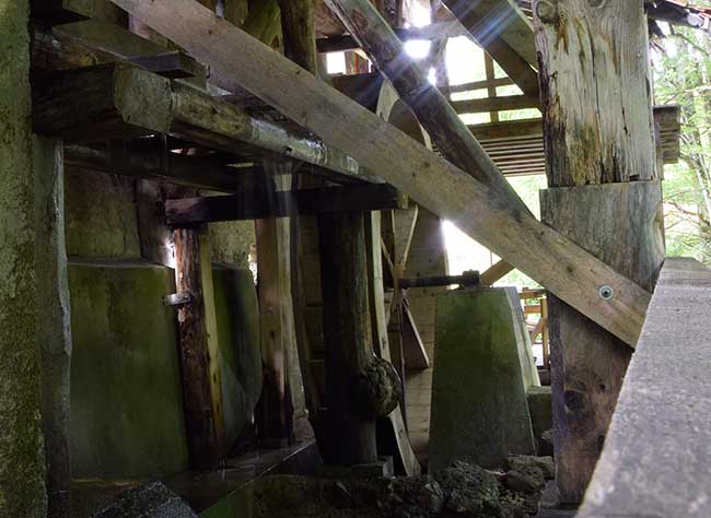 Restwasser vom Syphon des Wasswereinlaufs in der Pöllatschlucht (Schwangau 2019) 