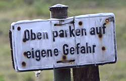 Alpe Beichelstein - Oben parken auf eigene Gefahr