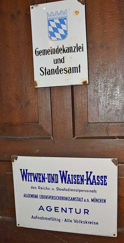 Allgäuer Haushaltswelt 20. Jahhundert: Witwen- und Waisenkasse, Gemeindekanzelei