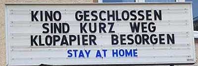 Stay at Home - Filmburg Sonthofen - Kino geschlossen - sind kurz weg Klopapier besorgenStay at Home - Filmburg Sonthofen - Kino geschlossen - sind kurz weg Klopapier besorgen