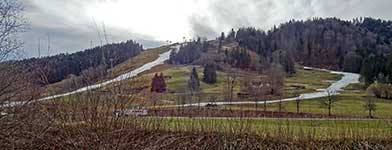 Hündle Bergbahn Oberstaufen - Skibetrieb 25.02.2020 (eigentlich Hochsaison) das gesamte Skigebiet fast leer