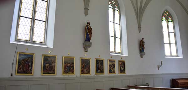 Gschnaidt - große Kapelle - schlichte Neugotik, 