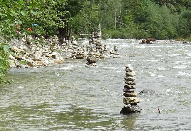 Stuimandl in der Breitachklamm, stabil konstruiert