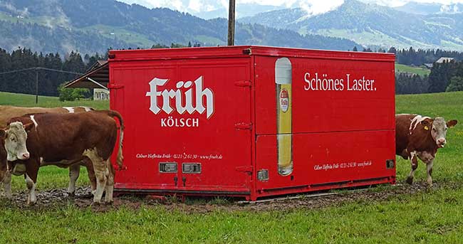 Was macht ein Kölsch Laden im Allgäu? Scheidegg 2020