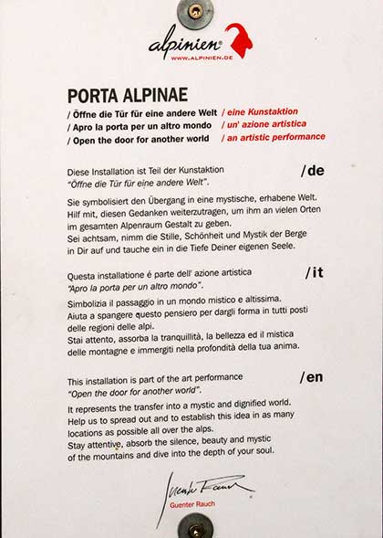 Porta Alpinae - Tür in eine andere Welt, eine mystische - Allgäu 2019 in der Hörnergruppe