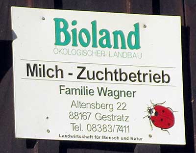 Bioland Zuchtbetrieb in Altensberg Gestratz 2016