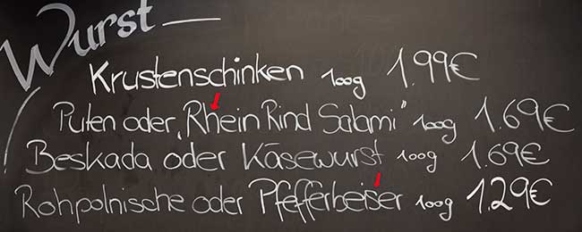 Allgäuer Schreibfehler sollte heissen Rhein->reine und Pfefferbeiser->Pfefferbeißer